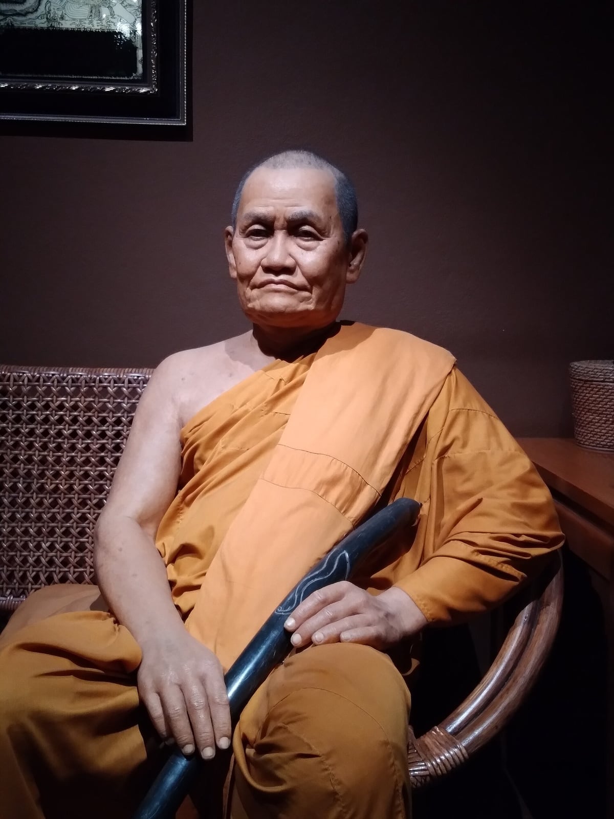 Figura de cera de Luang Por Chah