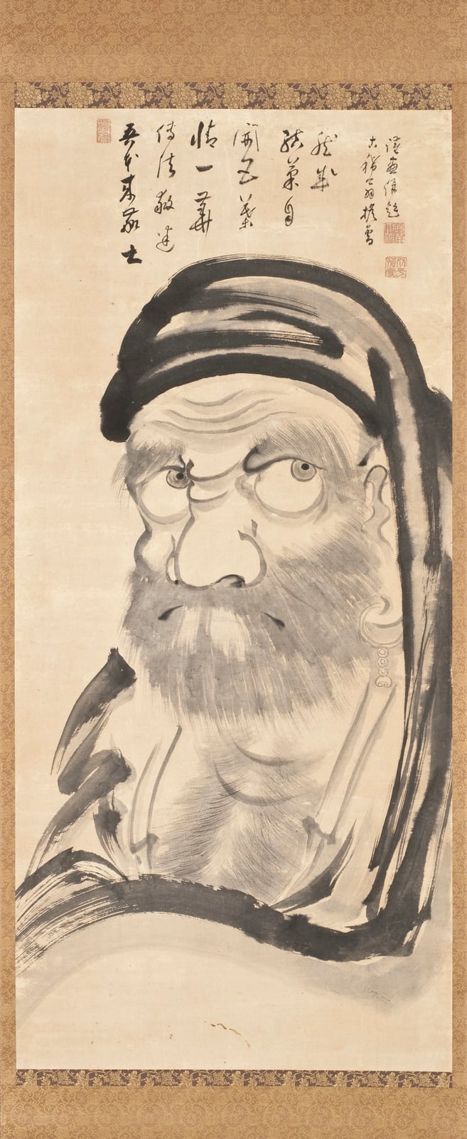 Bodhidharma (Daruma), de Taikan Monju (1836)