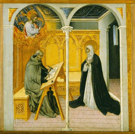Catalina dicta el Diálogo (Giovanni di Paolo, c. 1447–1449)