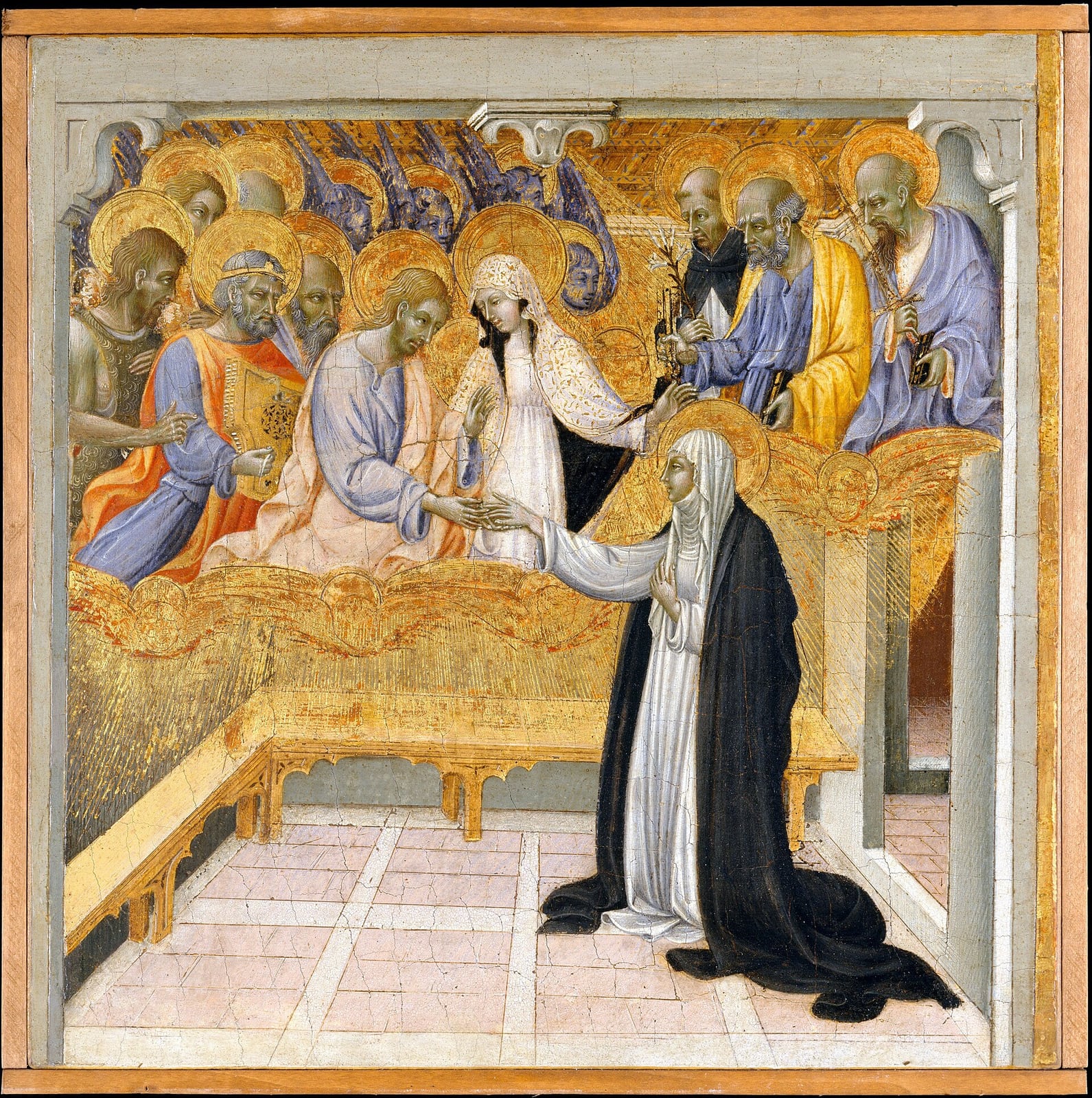 El desposorio místico de santa Catalina (Giovanni di Paolo)