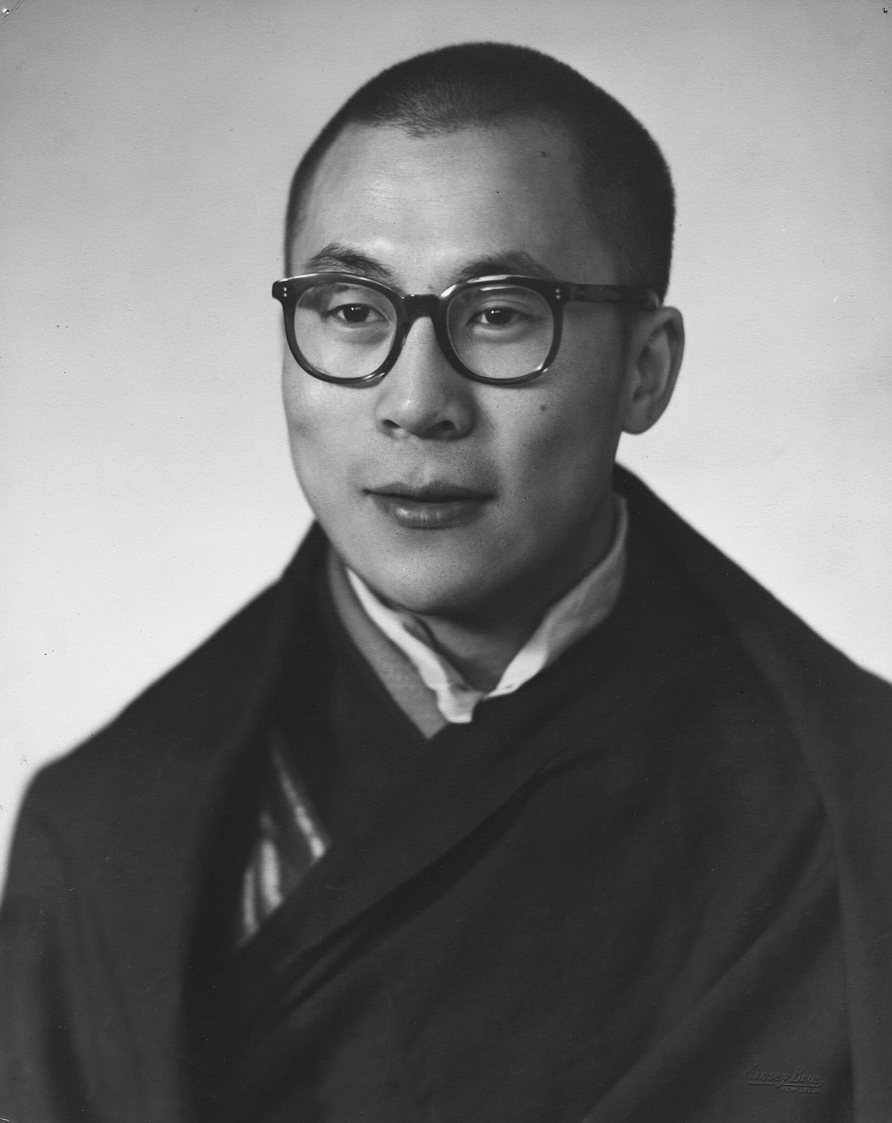 El Dalai Lama en Nueva Delhi, 1956