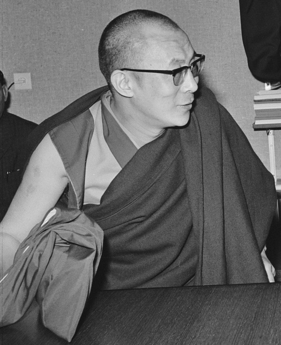 El Dalai Lama en los Países Bajos, 1973