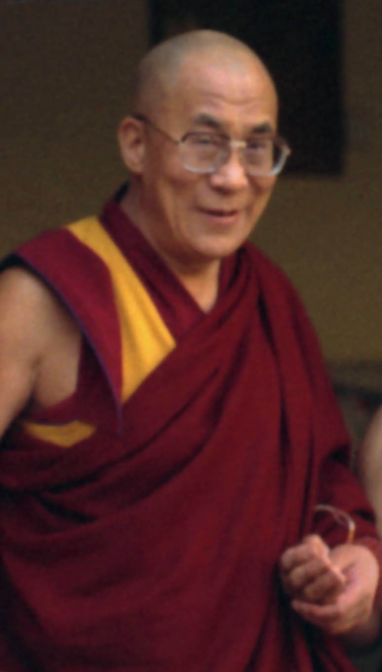 El Dalai Lama en su residencia de Dharamsala, 1993