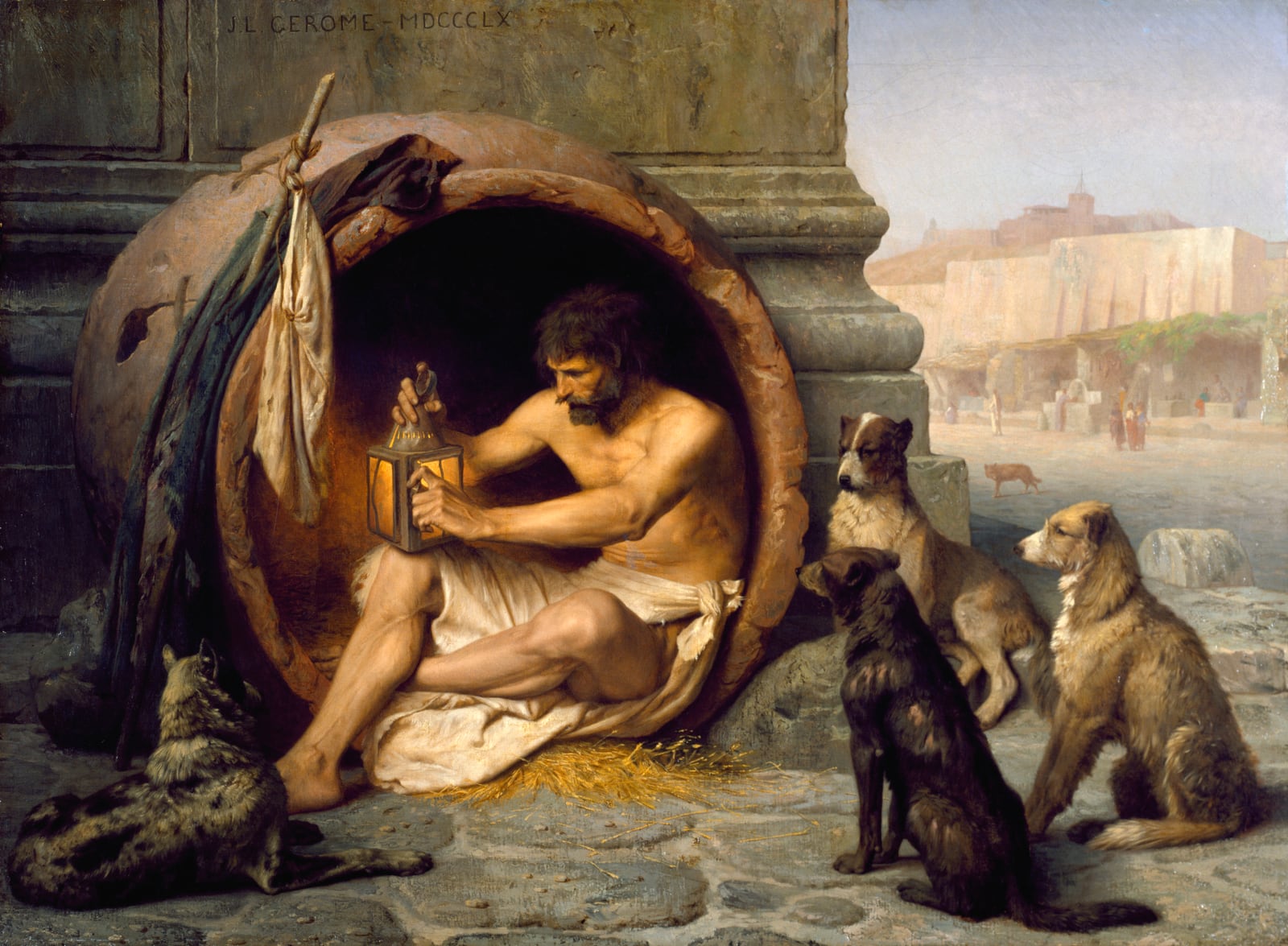 Diógenes, de Jean-Léon Gérôme