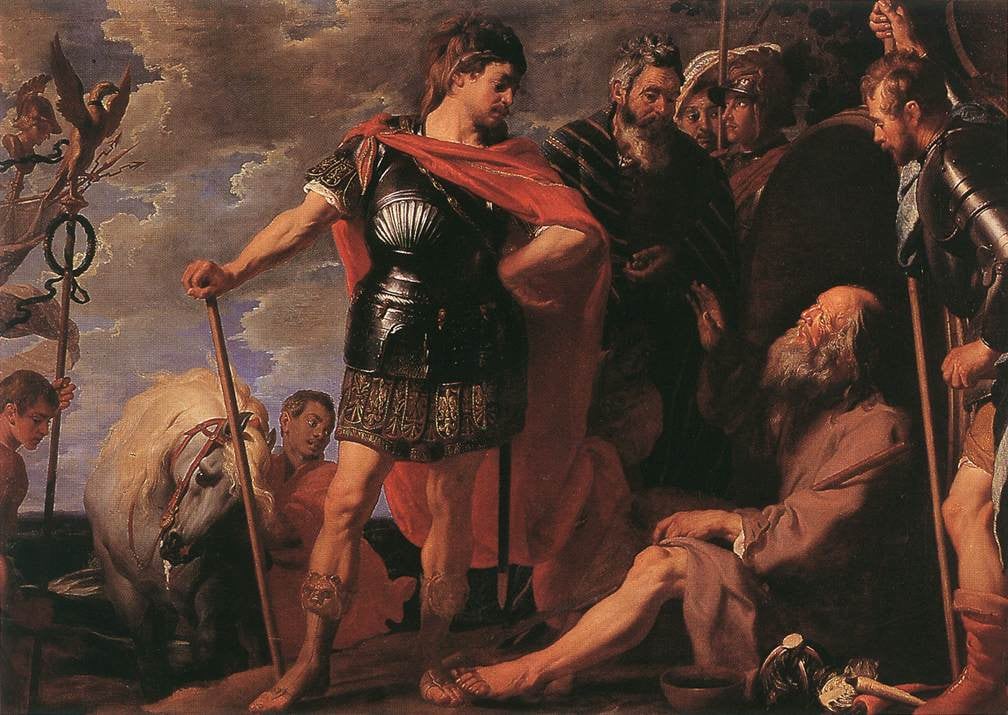 Alejandro y Diógenes, de Gaspar de Crayer