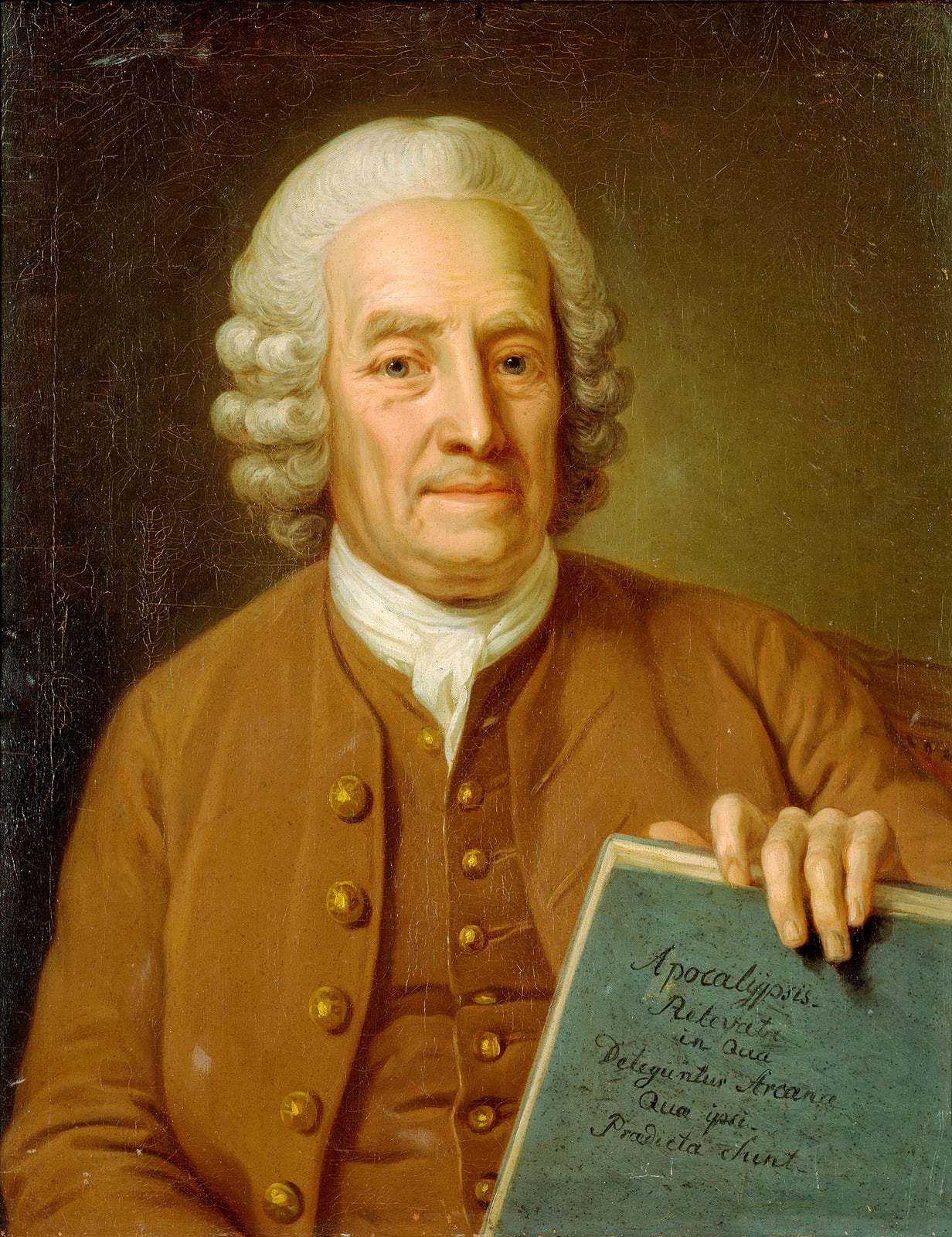 Retrato de Emanuel Swedenborg a los setenta y cinco años