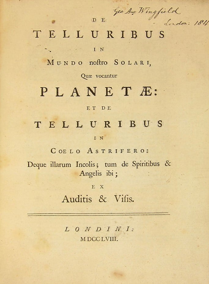 Portada de De telluribus in mundo nostro solari