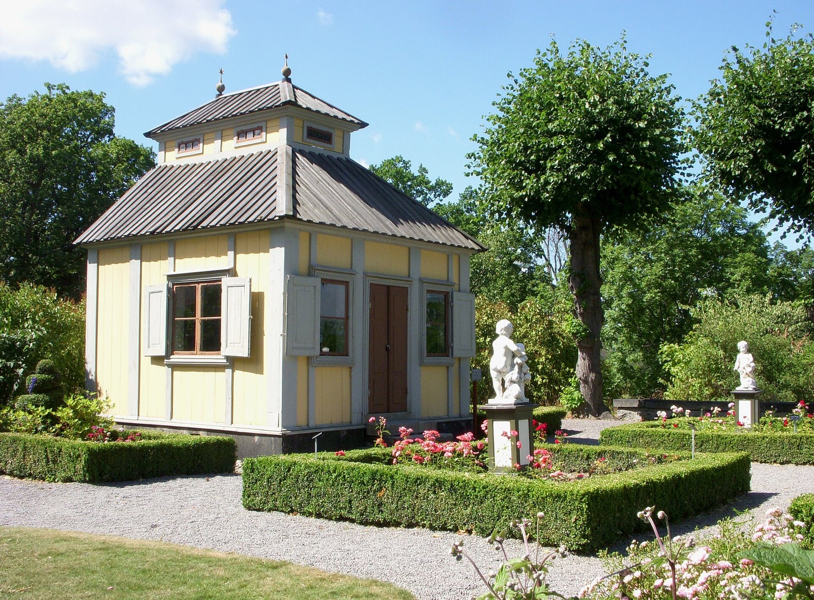 El pabellón del jardín de Swedenborg