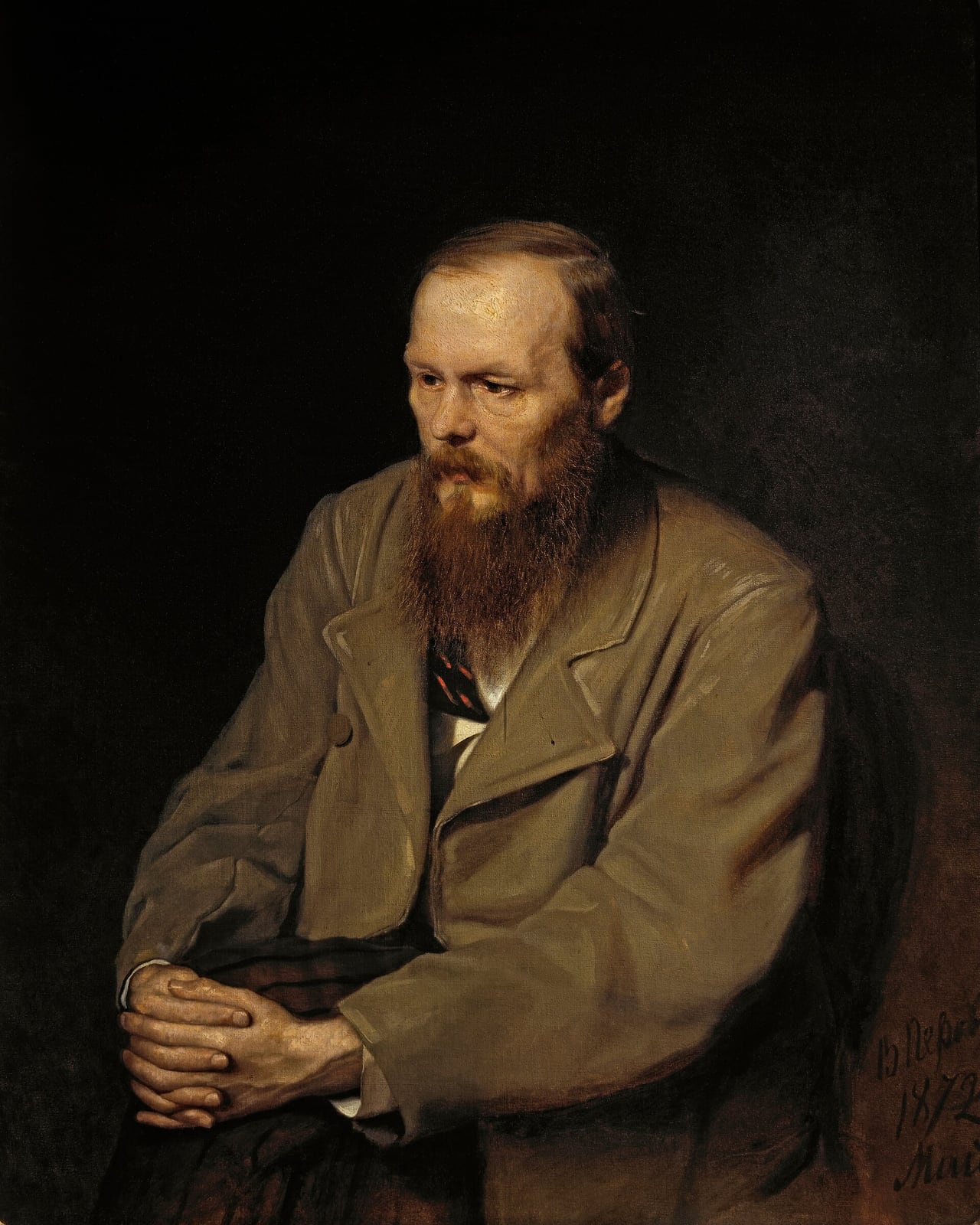 Retrato de Fiódor Dostoievski, por Vasili Perov