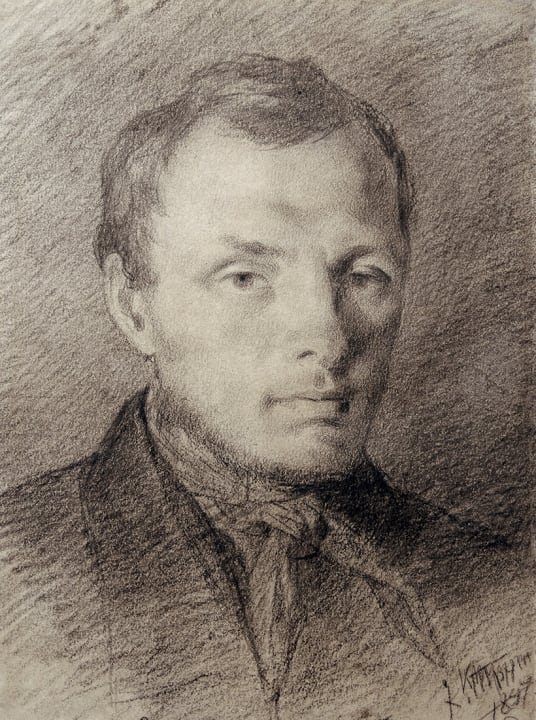 Retrato de Fiódor Dostoievski, por Konstantín Trutovski