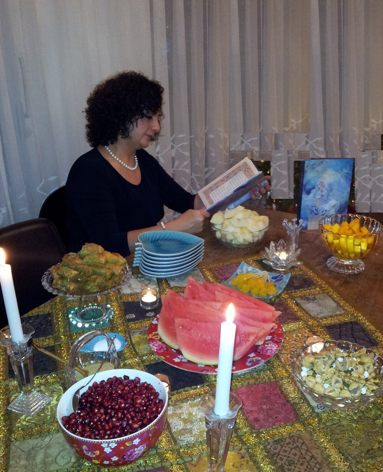 Lectura de Hafez en la noche de Yalda