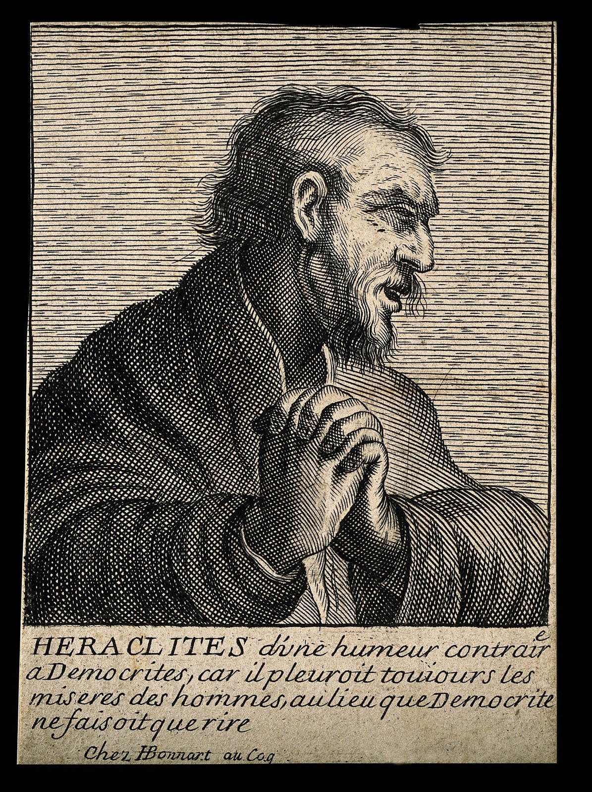 Heráclito, grabado