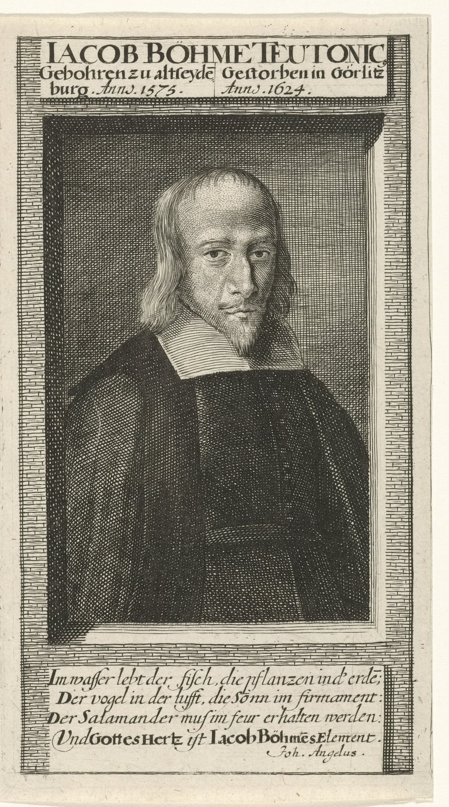 Retrato de Jakob Böhme (grabado)