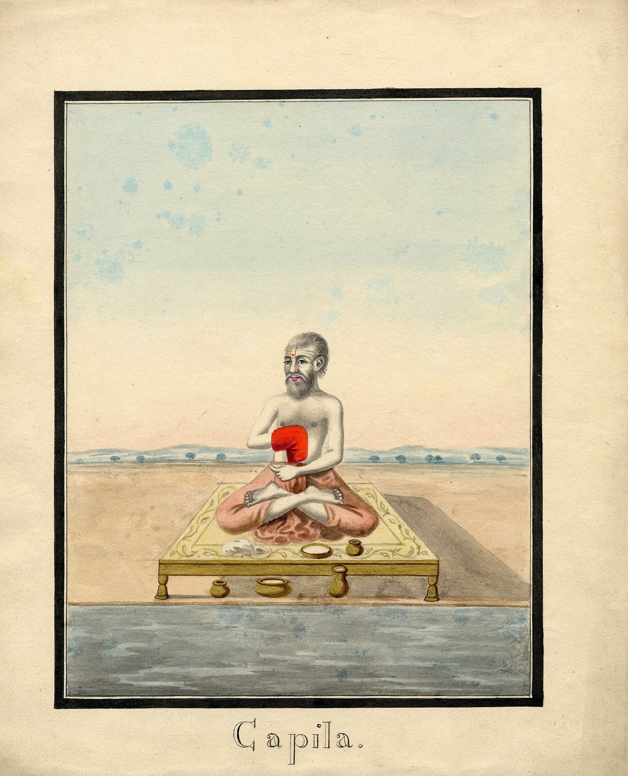 Kapila, sabio védico (pintura de la Company School)
