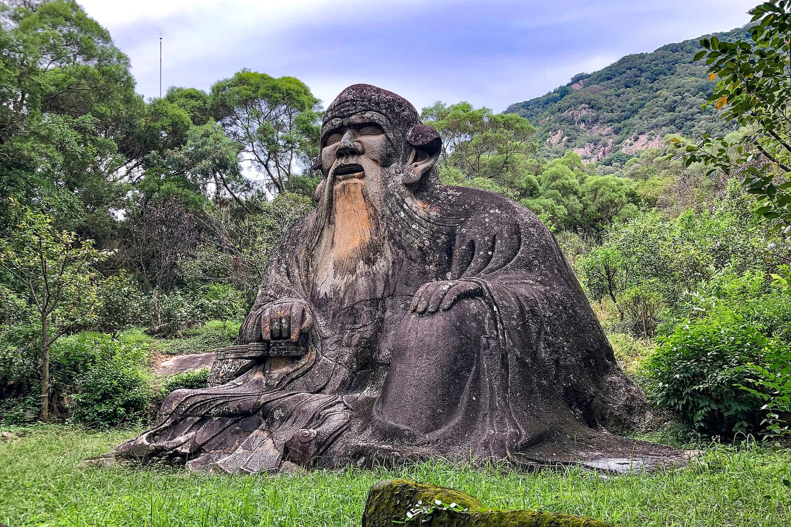 Estatua de Laozi en el monte Qingyuan, Quanzhou
