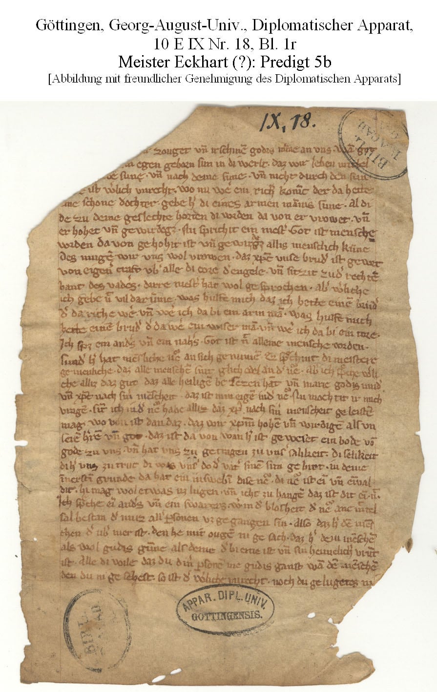 Fragmento del sermón 5b