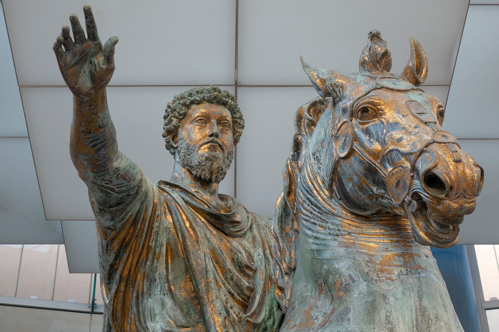 Estatua ecuestre de Marco Aurelio (original)