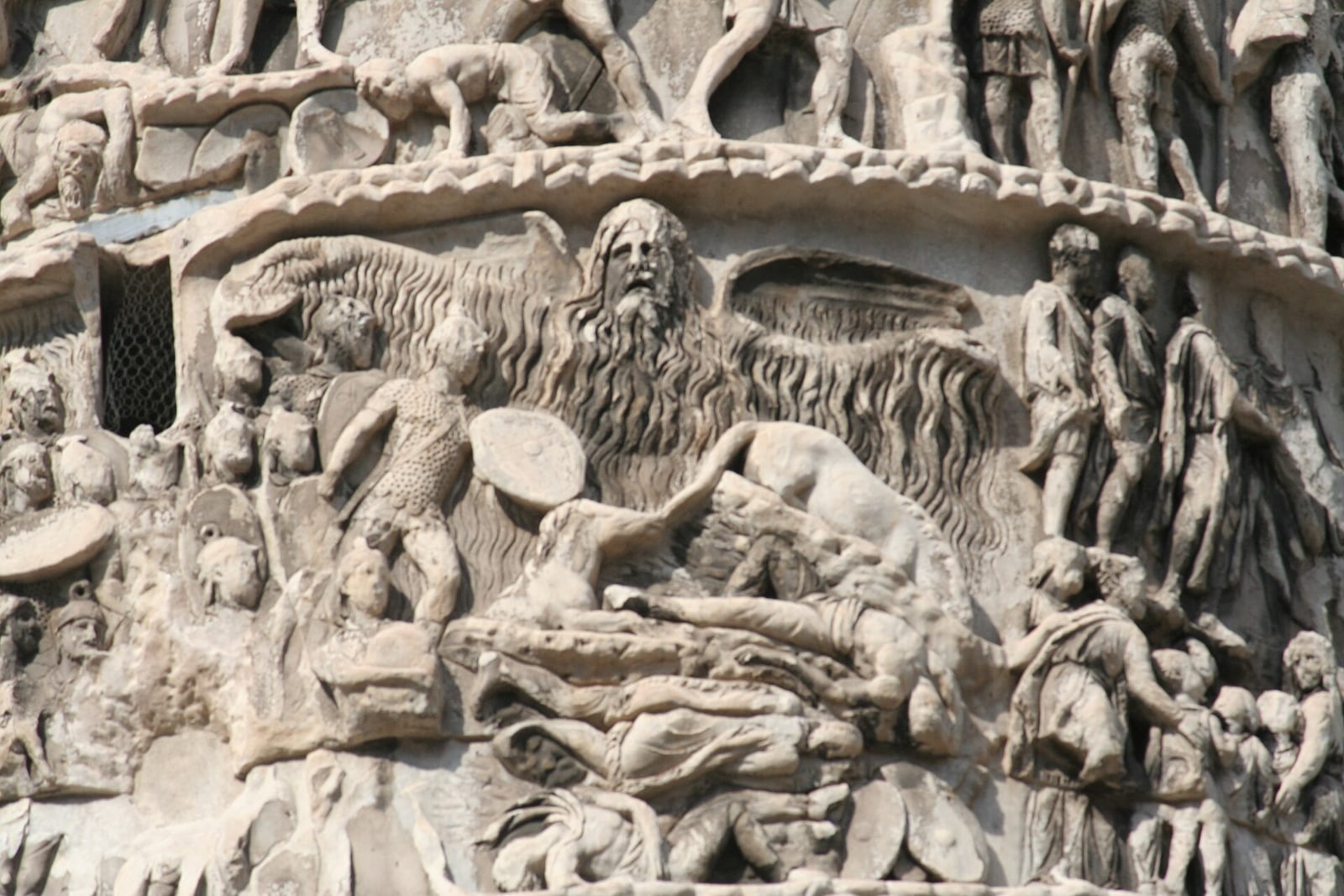 El milagro de la lluvia en la columna de Marco Aurelio