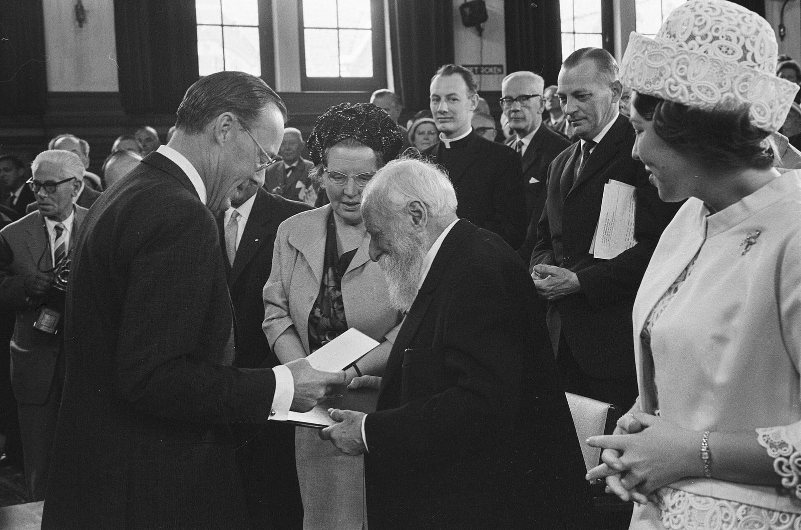 Entrega del Premio Erasmus (1963)
