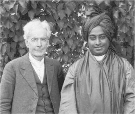 Yogananda con Luther Burbank en Santa Rosa (California)