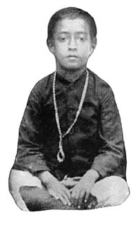 Mukunda Lal Ghosh de niño