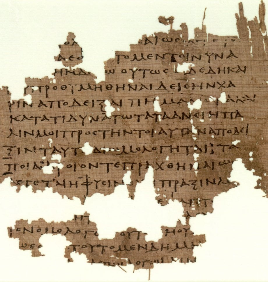 Papiro de Oxirrinco 3679 (República)