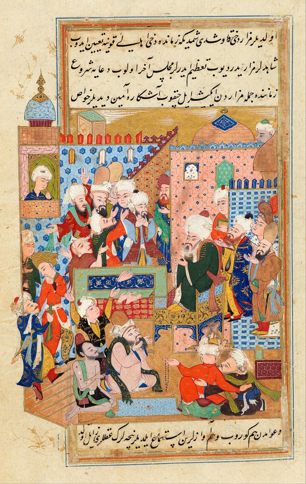 Baha al-Din Walad predica en el cementerio de Konya