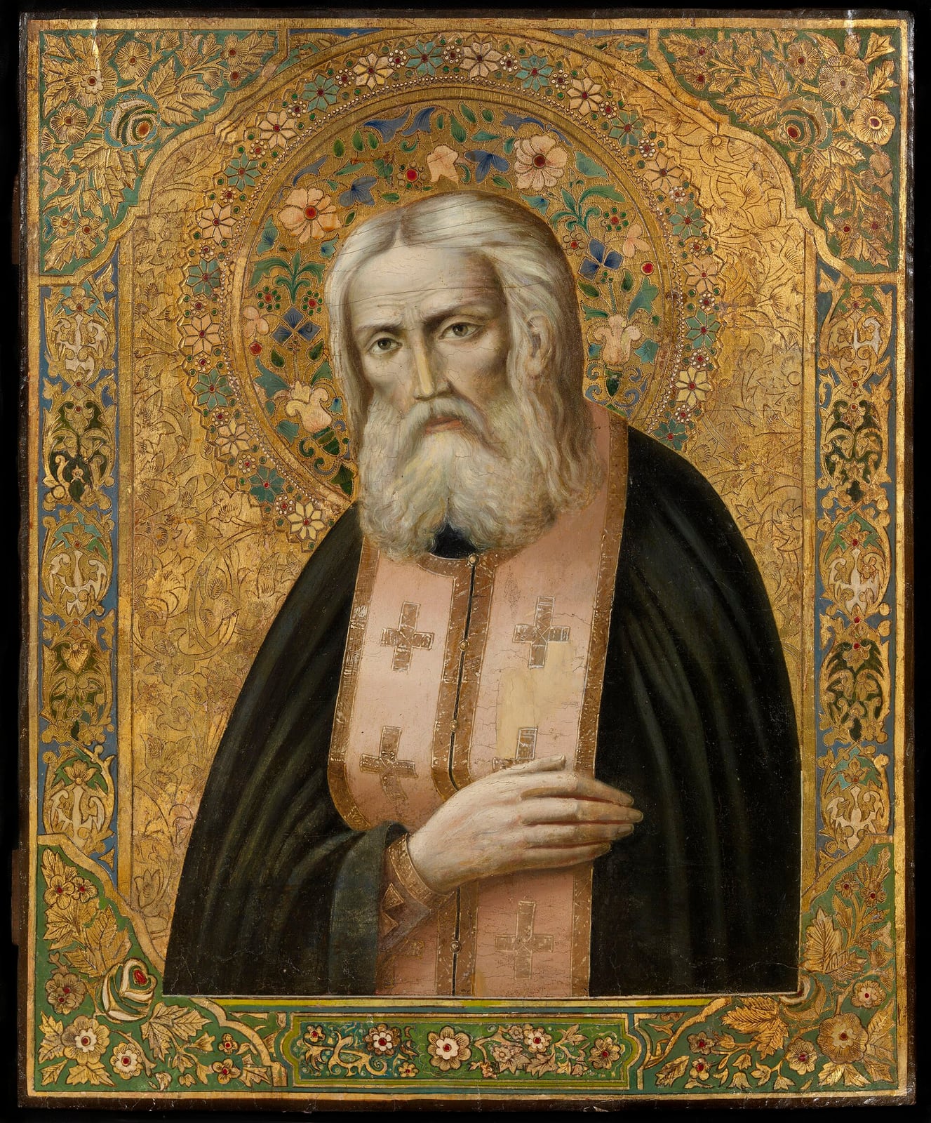 Icono de san Serafín de Sarov, posterior a 1903