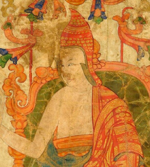Śāntideva, pintura del siglo XIX