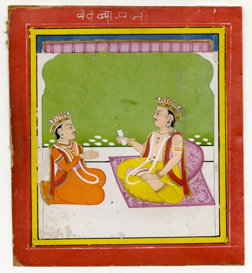 Veda Vyāsa narrando una historia